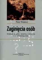 Okładka książki: Zaginięcia osób