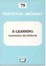 Okładka książki: E-learning wyzwaniem dla bibliotek