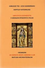 Okładka książki: Jubileusz 750-lecia Warmińskiej Kapituły Katedralnej