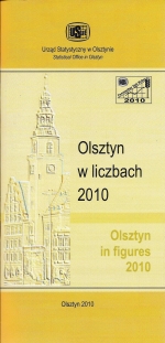 Okładka książki: Olsztyn w liczbach 2010