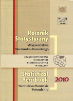 Okładka książki: Rocznik statystyczny województwa warmińsko-mazurskiego 2010
