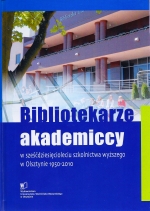 Okładka książki: Bibliotekarze akademiccy