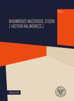 Okładka książki: Warmińsko-mazurskie studia z historii najnowszej. T. 4