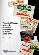 Okładka książki: Warmia i Mazury w okresie przemian ustrojowych w Polsce (1989-1991)