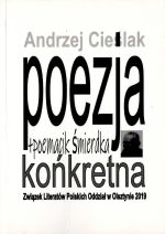 Okładka książki: Poezja końkretna + poemacik śmierdka