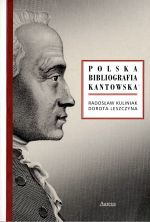 Okładka książki: Polska bibliografia kantowska