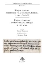 Okładka książki: Księga rentowa przedmieść Starego Miasta Elbląga z lat 1374-1430