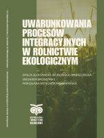 Okładka książki: Uwarunkowania procesów integracyjnych w rolnictwie ekologicznym