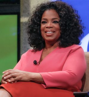Uśmiechnięta szeroko Oprah Winfrey