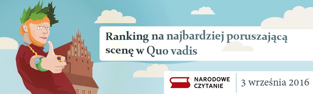 Logo Ranking na najbardziej poruszającą scenę w Quo Vadis