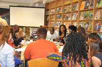 wymiana doświadczeń bibliotekarzy z Afryki oraz z WBP w Olsztynie